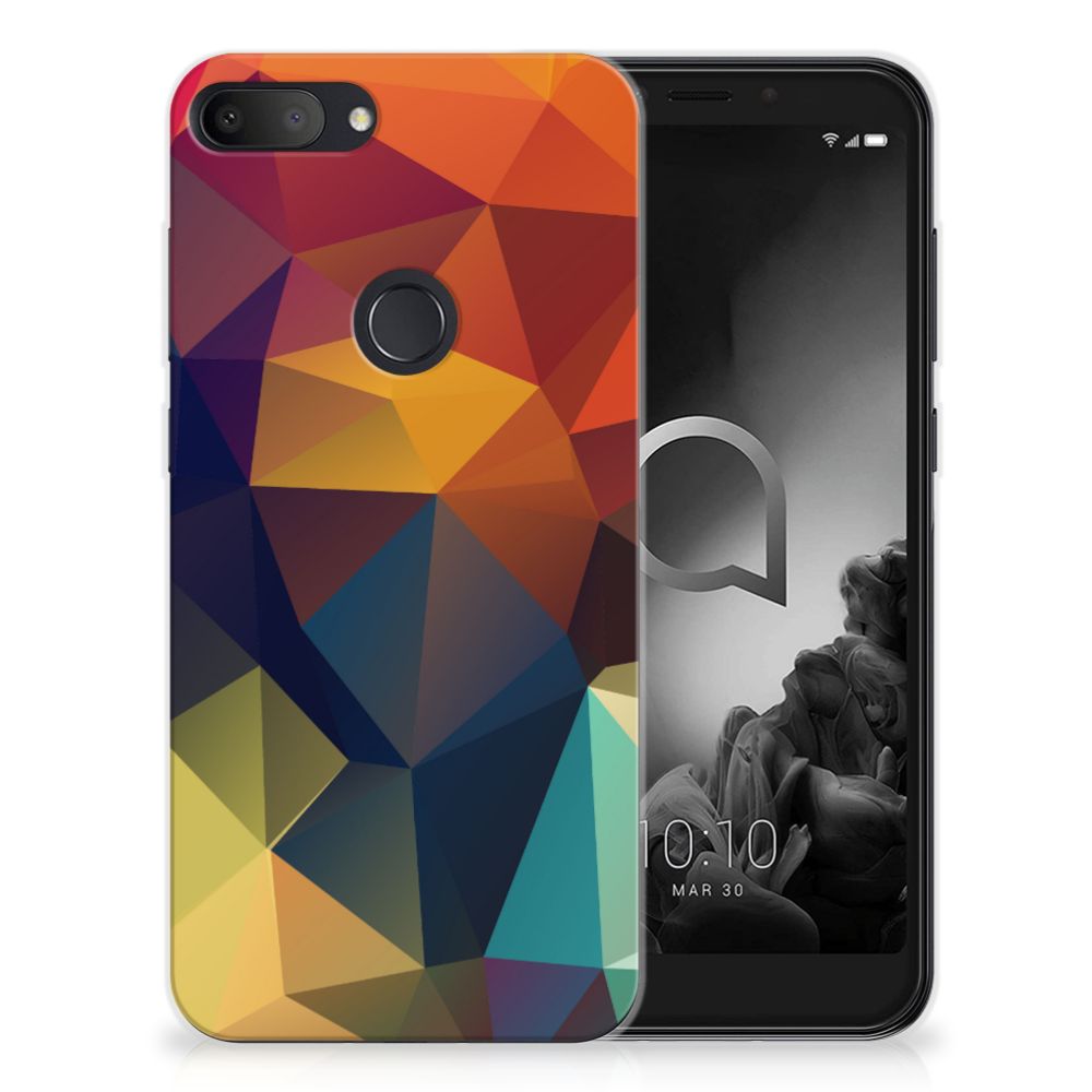 Alcatel 1S (2019) TPU Hoesje Polygon Color