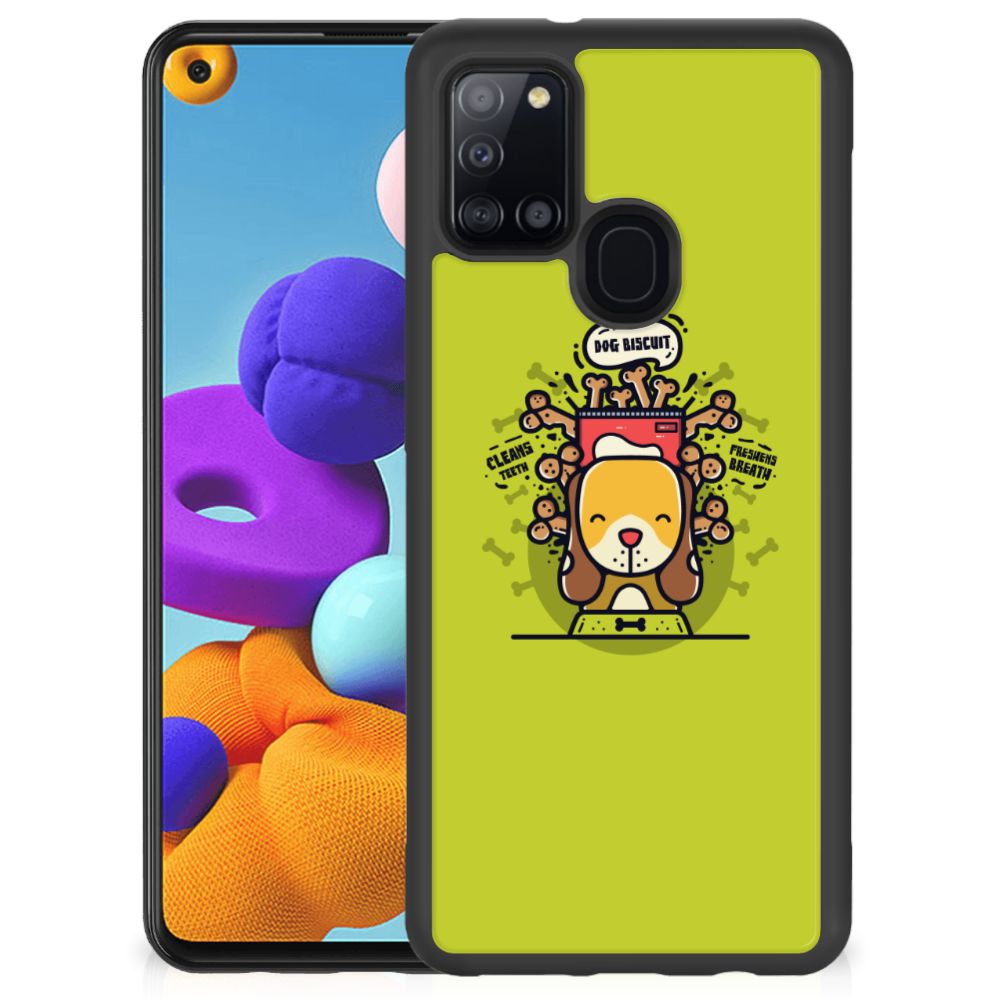 Samsung Galaxy A21s Bumper Hoesje Doggy Biscuit B2C Telecom