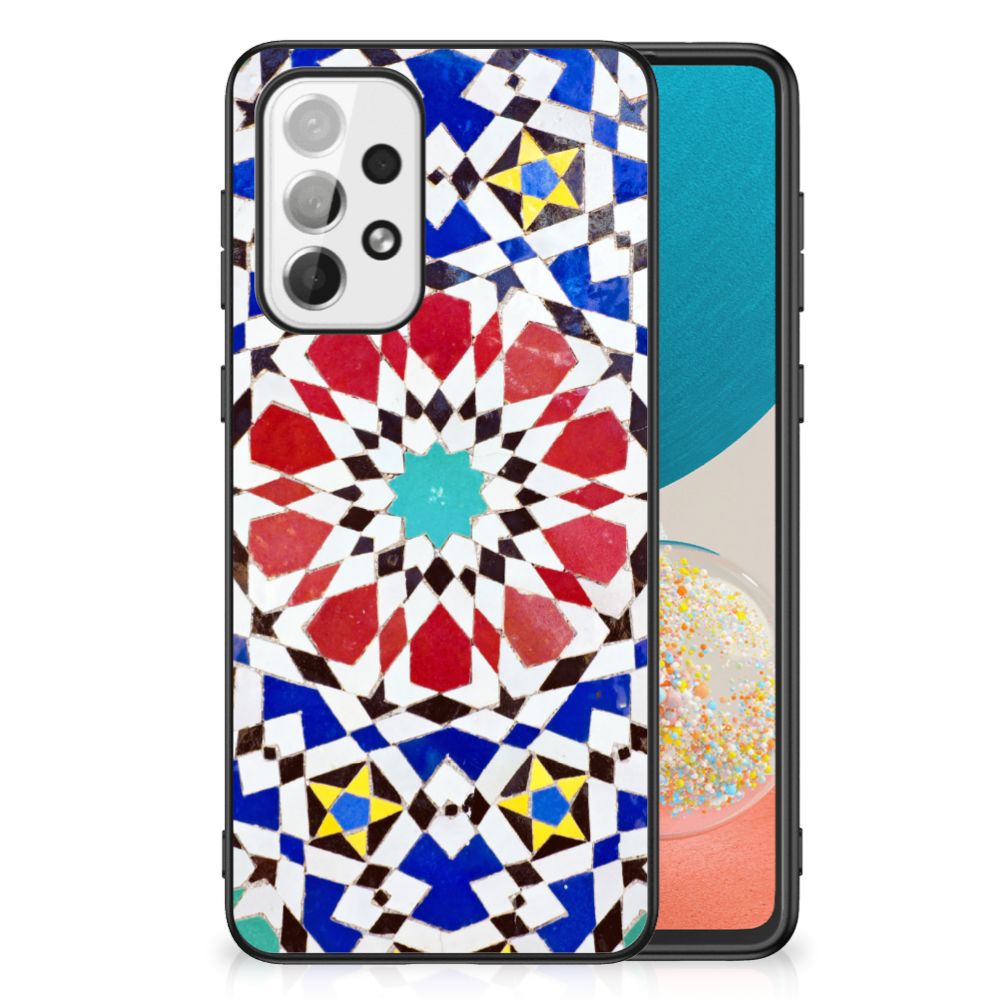 Samsung Galaxy A73 Marmeren Print Telefoonhoesje Mozaïek B2C Telecom