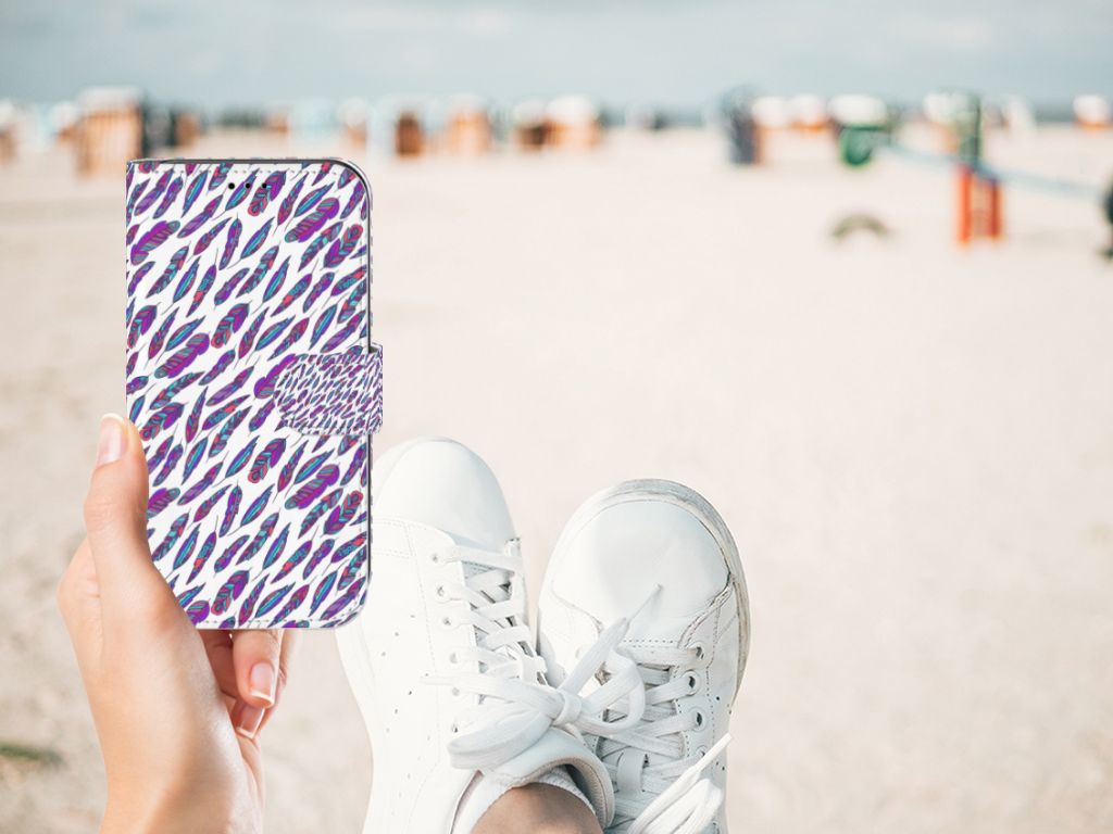 Apple iPhone 11 Telefoon Hoesje Feathers Color