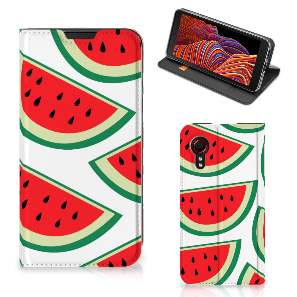 Samsung Galaxy Xcover 5 Flip Style Cover Watermelons - B2C Telecom