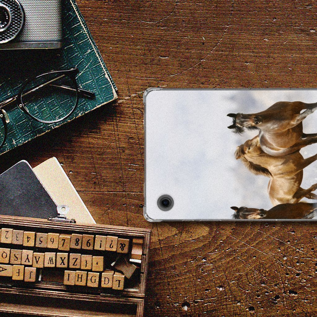 Samsung Galaxy Tab A11/Tab A9 Back Case Paarden