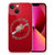 Apple iPhone 13 Telefoonhoesje met Naam Boho Dreams in rood met kleurrijk ontwerp