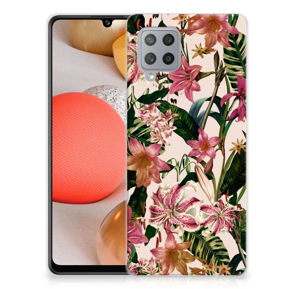 Samsung Galaxy A42 TPU Case Flowers