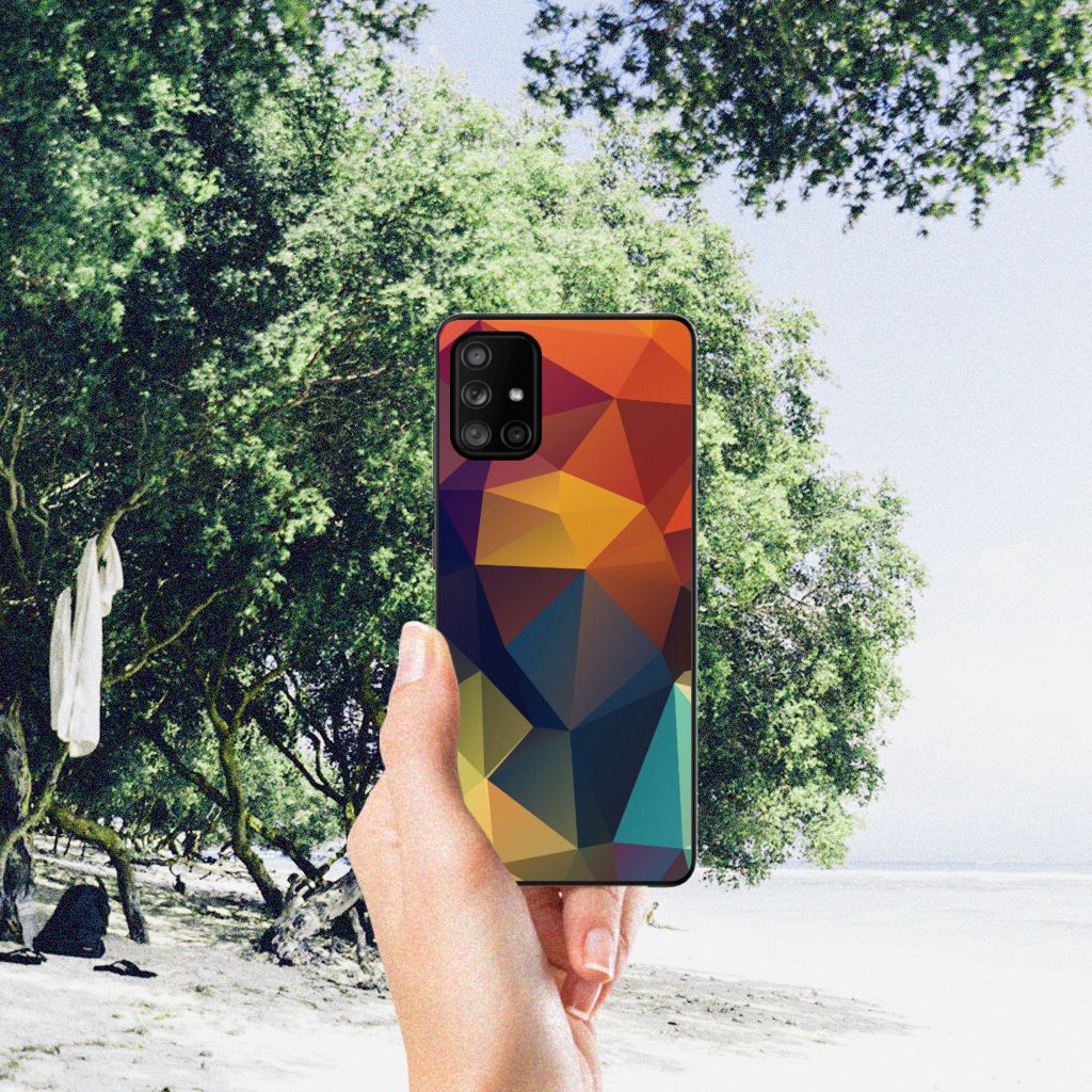 Samsung Galaxy A71 Backcover Polygon Color B2C Telecom