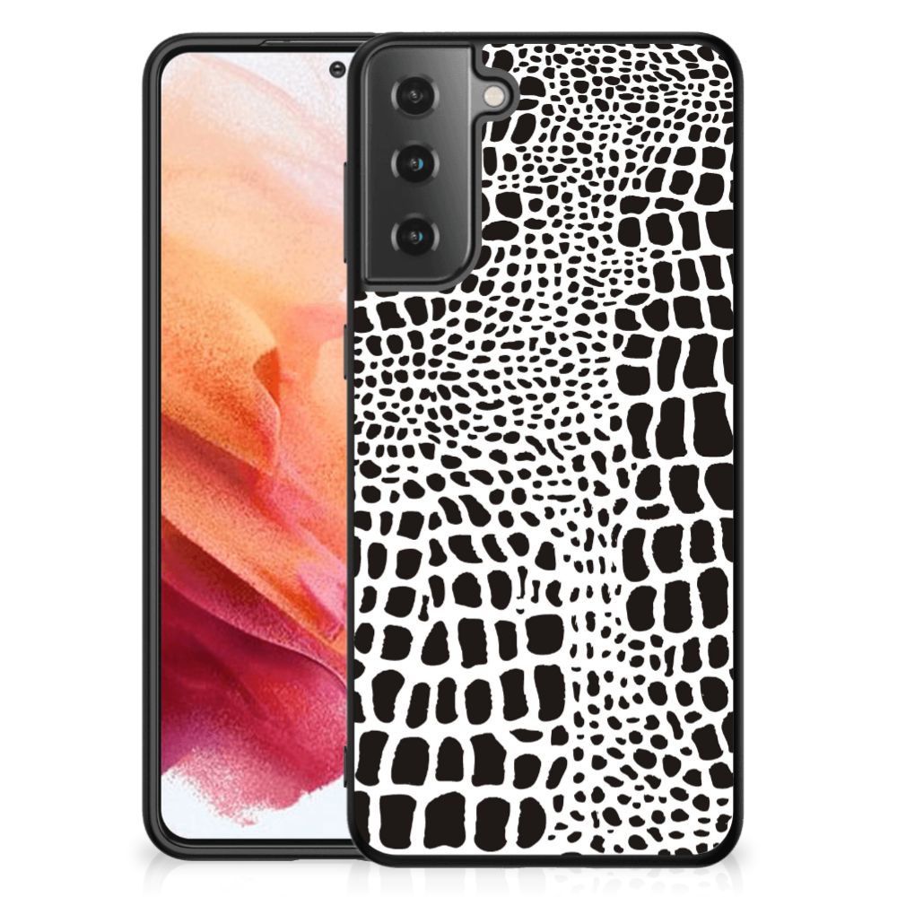 Samsung Galaxy S21 Dierenprint Telefoonhoesje Slangenprint