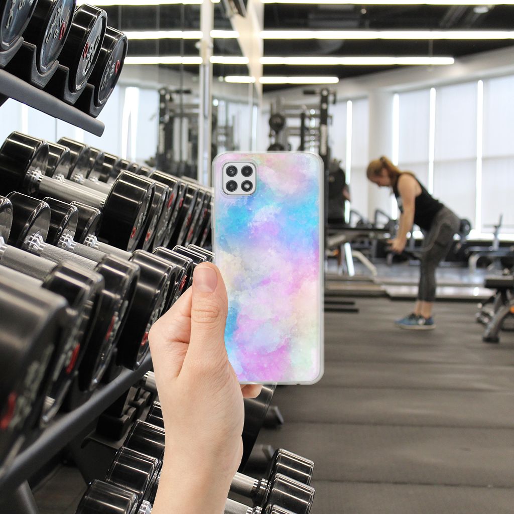 Hoesje maken Samsung Galaxy A22 5G Watercolor Light