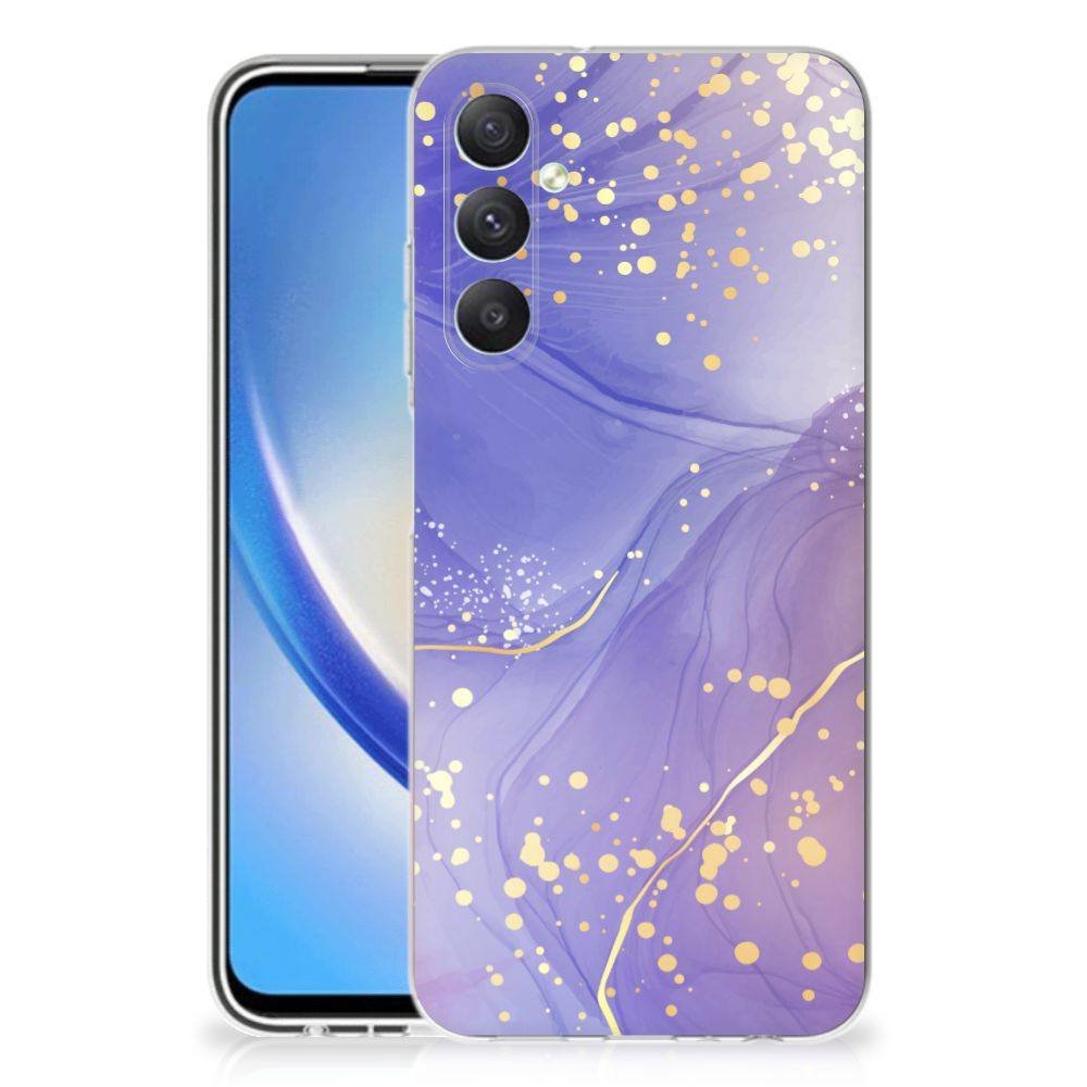 Hoesje maken voor Samsung Galaxy A05S Watercolor Paars