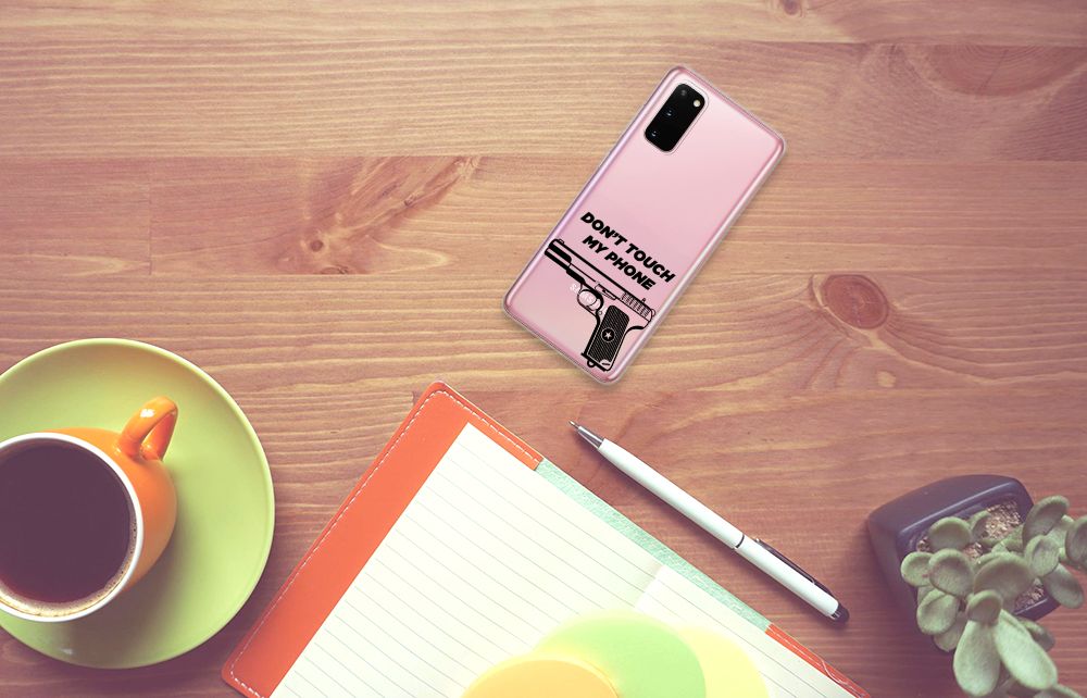 Samsung Galaxy S20 Silicone-hoesje Pistol DTMP B2C Telecom