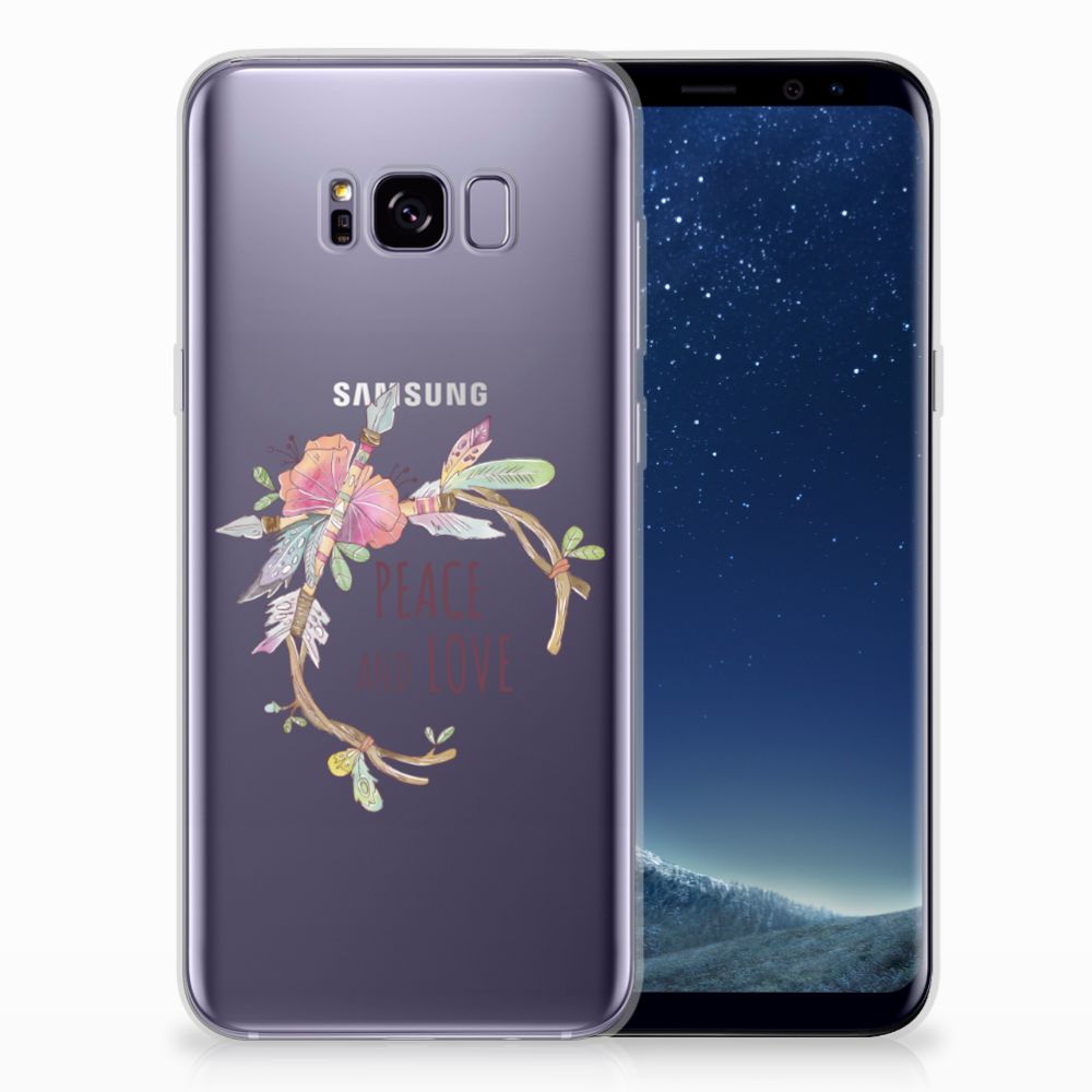 Samsung Galaxy S8 Plus Telefoonhoesje met Naam Boho Text