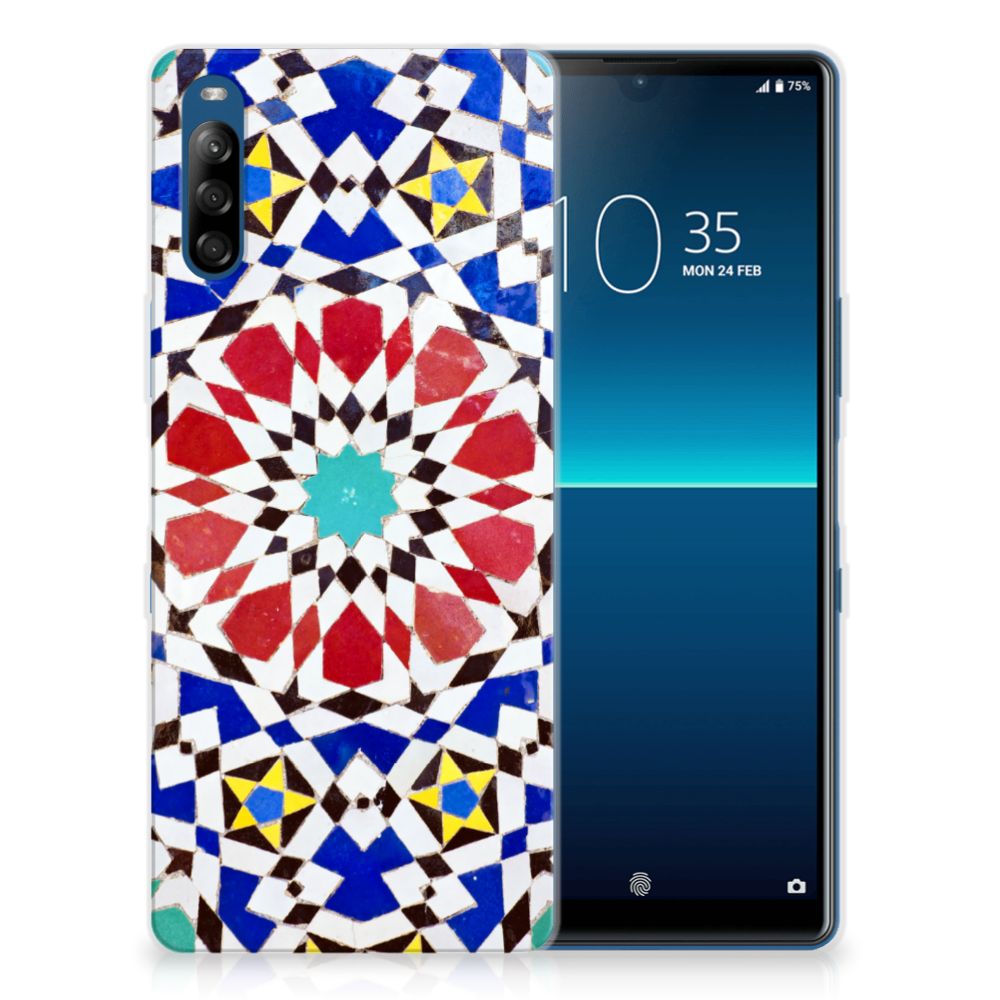 Sony Xperia L4 TPU Siliconen Hoesje Mozaïek