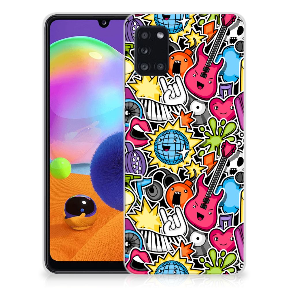 Samsung Galaxy A31 Silicone Back Cover Punk Rock B2C Telecom