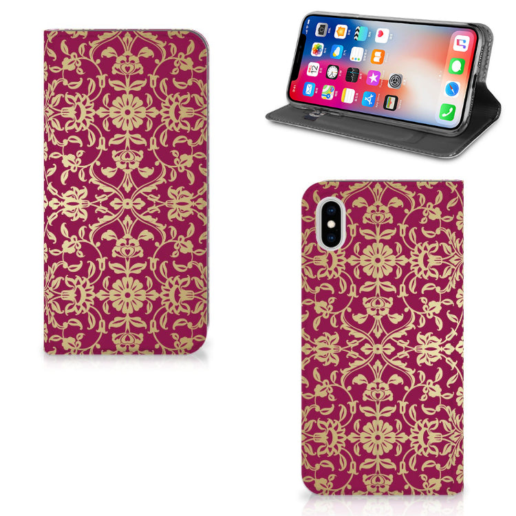 Telefoon Hoesje Apple iPhone Xs Max Barok Pink