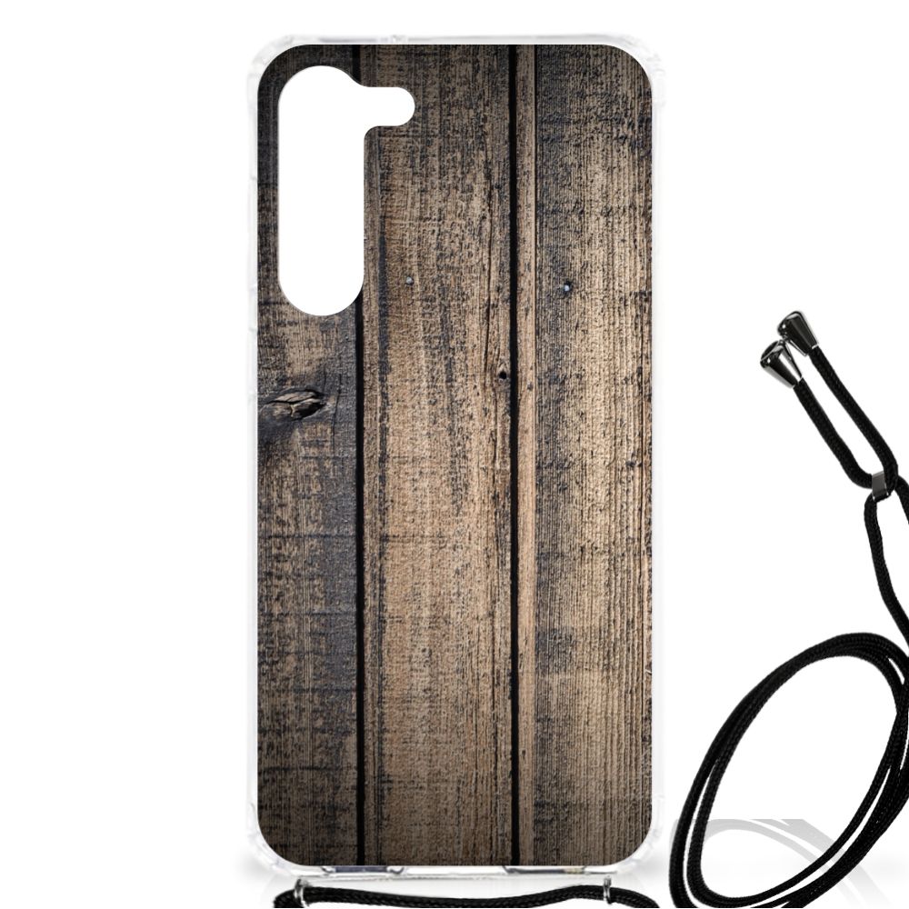 Samsung Galaxy S23 Plus Stevig Telefoonhoesje Steigerhout