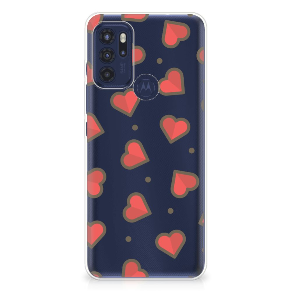 Motorola Moto G60s TPU bumper Hearts B2C Telecom