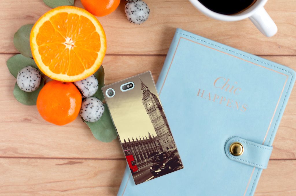 Sony Xperia XZ1 Compact Siliconen Back Cover Londen