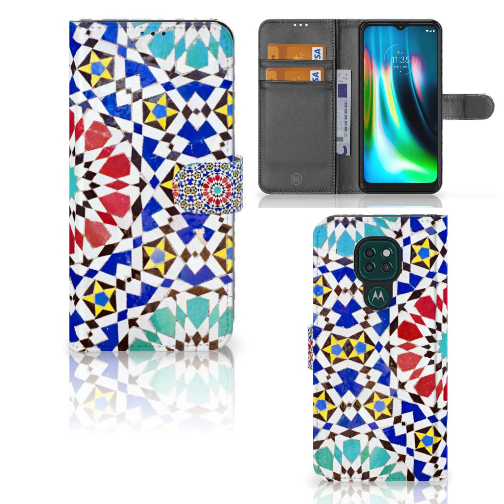 Motorola Moto G9 Play | E7 Plus Bookcase Mozaïek