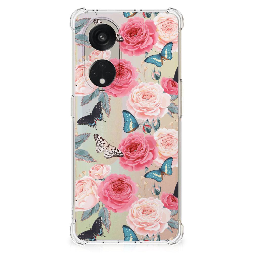 OPPO Reno8 T 5G Case Butterfly Roses B2C Telecom