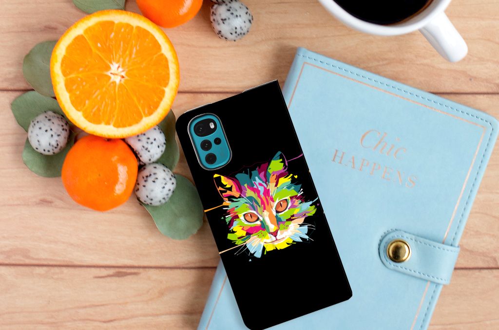 Motorola Moto G22 Magnet Case Cat Color - B2C Telecom