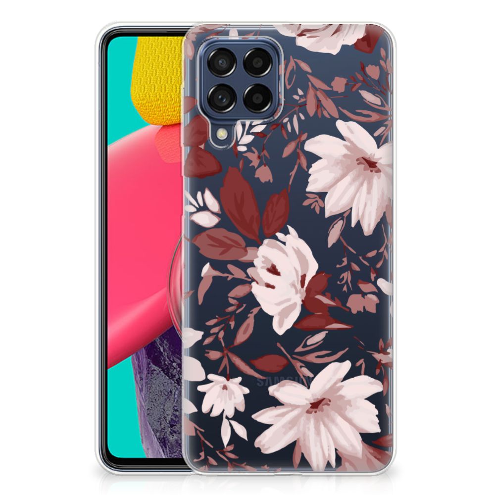 Hoesje maken Samsung Galaxy M53 Watercolor Flowers B2C Telecom
