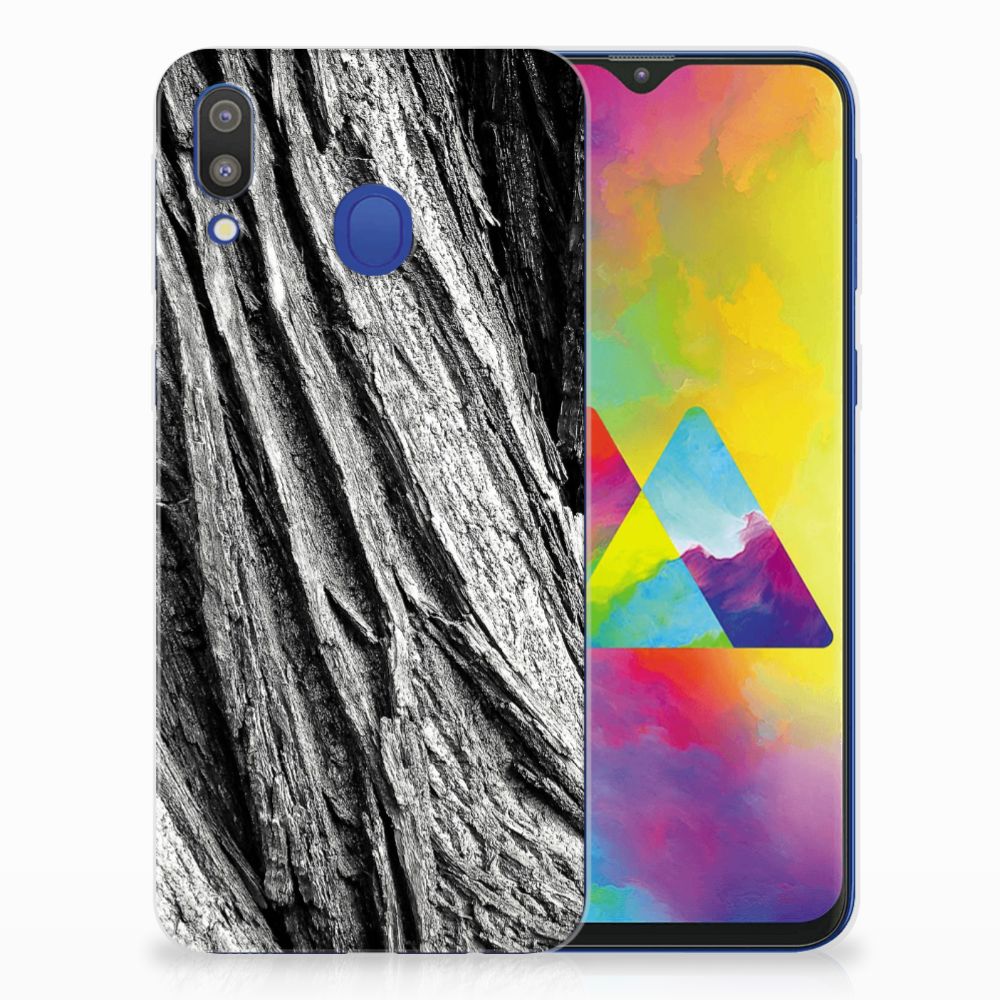 Bumper Hoesje Samsung Galaxy M20 (Power) Boomschors Grijs