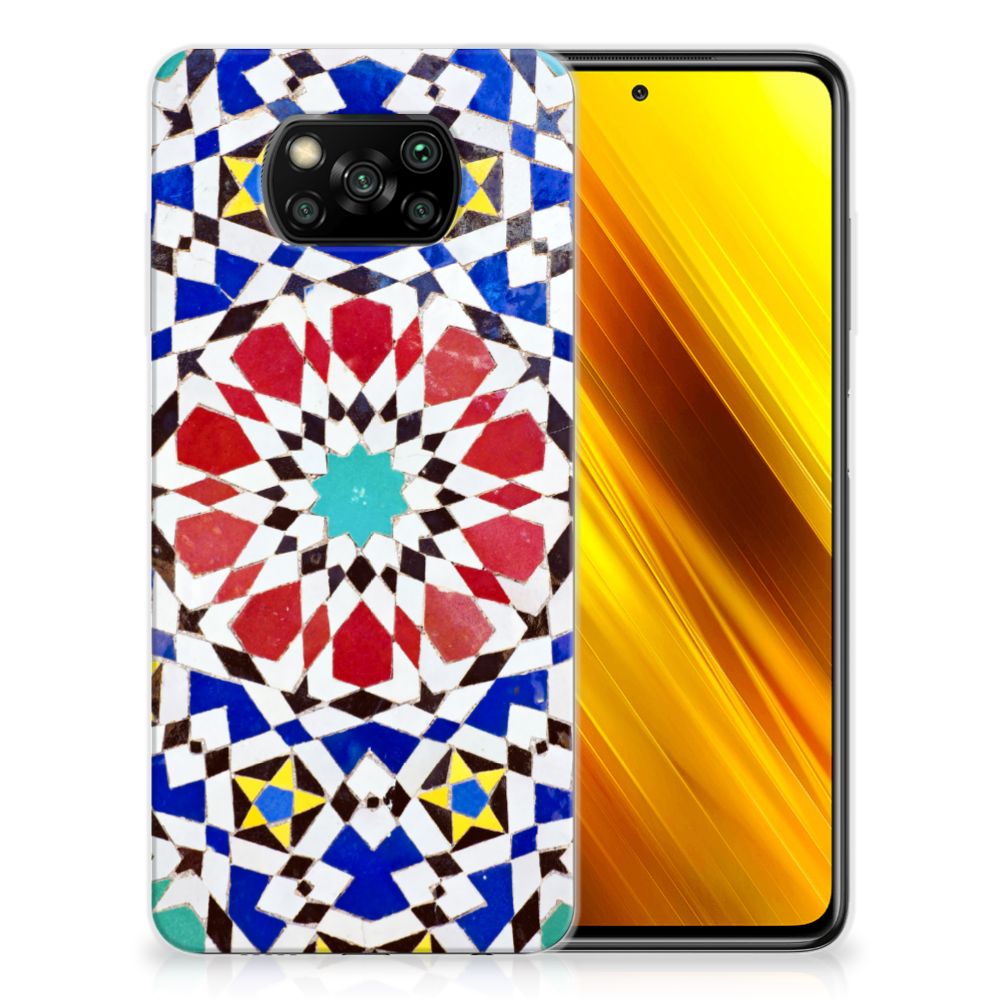 Xiaomi Poco X3 | Poco X3 Pro TPU Siliconen Hoesje Mozaïek B2C Telecom