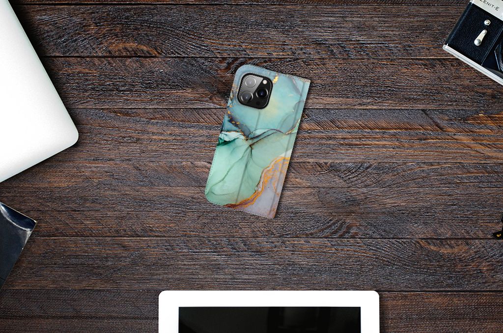 Bookcase voor iPhone 14 Pro Max Watercolor Mix - B2C Telecom