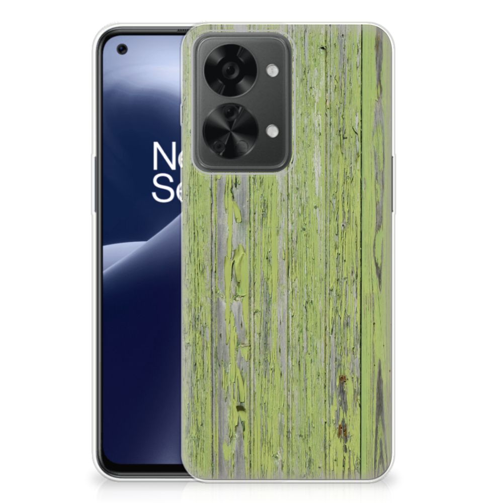 OnePlus Nord 2T Bumper Hoesje Green Wood