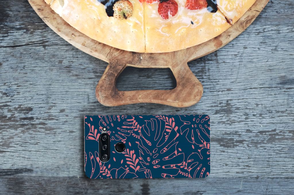 LG V40 Thinq Smart Cover Palm Leaves