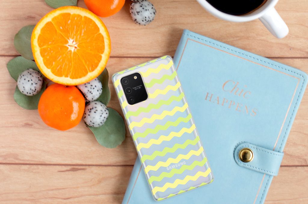 Samsung Galaxy S10 Lite TPU bumper Waves Yellow B2C Telecom