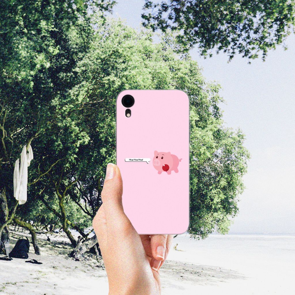 Apple iPhone Xr Telefoonhoesje met Naam Pig Mud