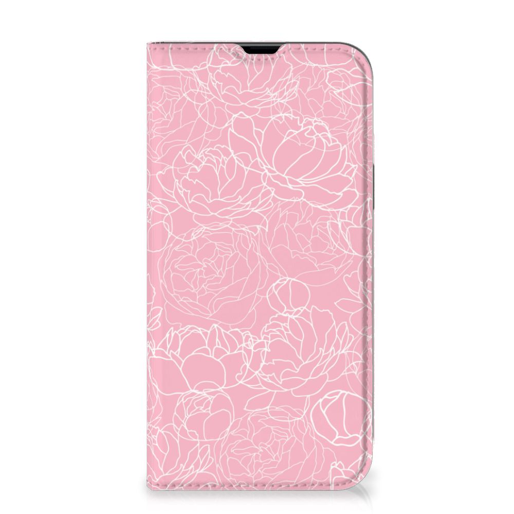 iPhone 13 Pro Max Smart Cover White Flowers - B2C Telecom