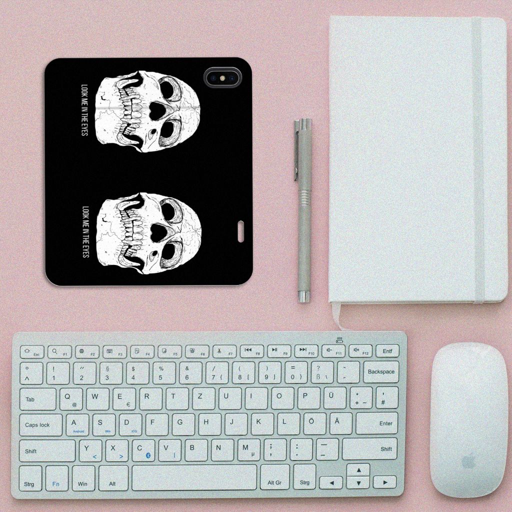 Mobiel BookCase Apple iPhone X | Xs Skull Eyes