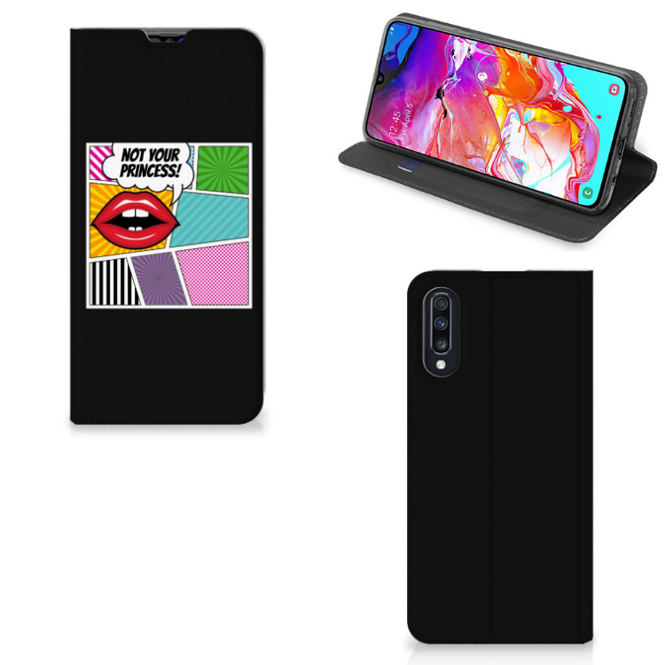 Samsung Galaxy A70 Hippe Standcase Popart Princess