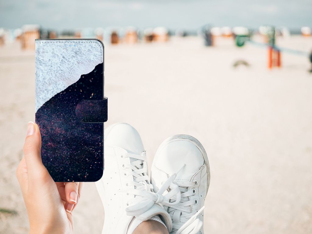 OPPO A74 4G Book Case Sea in Space