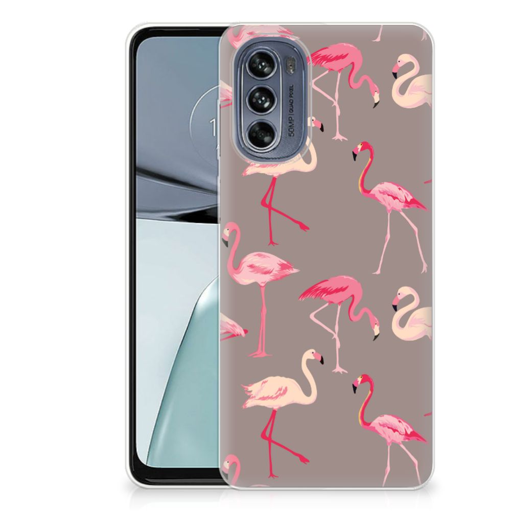 Motorola Moto G62 5G TPU Hoesje Flamingo B2C Telecom
