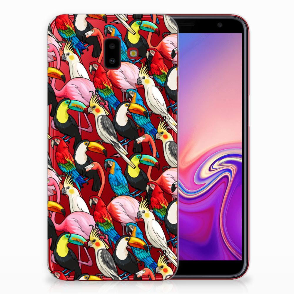 Samsung Galaxy J6 Plus (2018) TPU Hoesje Birds