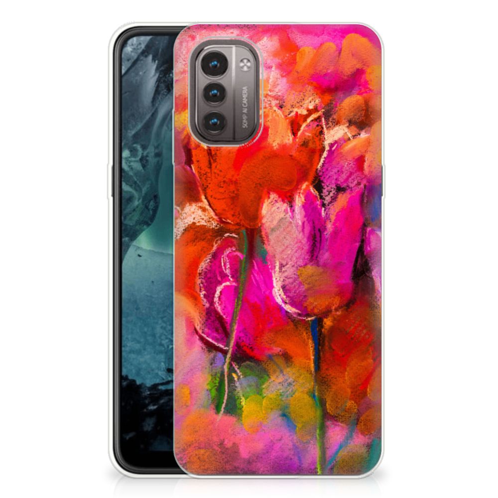 Hoesje maken Nokia G21 | G11 Tulips B2C Telecom