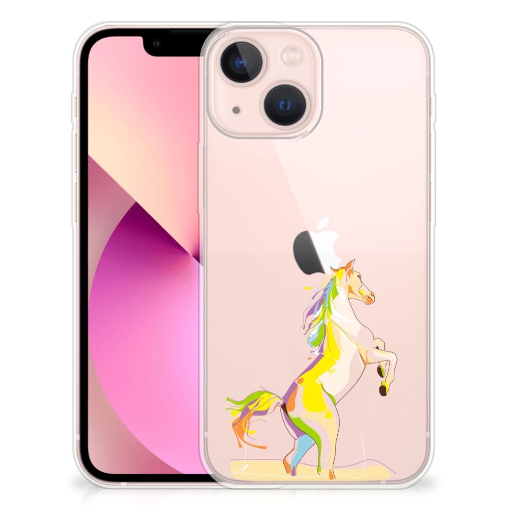 iPhone 13 mini Telefoonhoesje met Naam Horse Color B2C Telecom