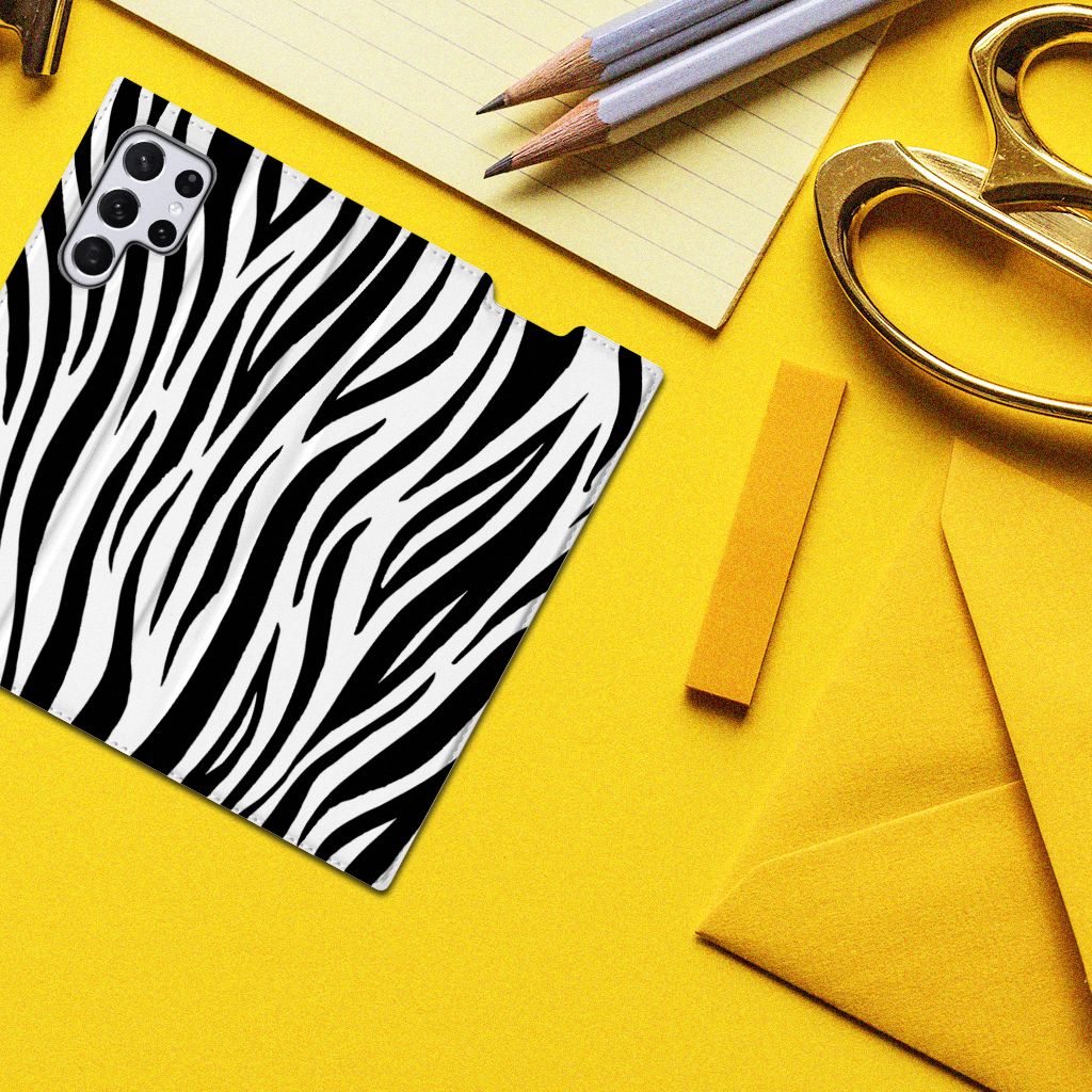 Samsung Galaxy S22 Ultra Hoesje maken Zebra - B2C Telecom