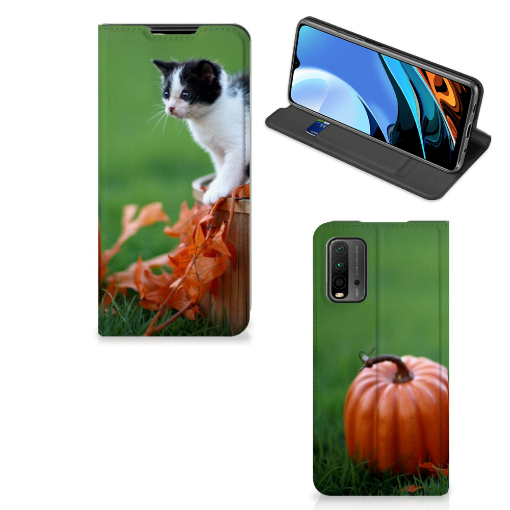 Xiaomi Poco M3 | Redmi 9T Hoesje maken Kitten - B2C Telecom