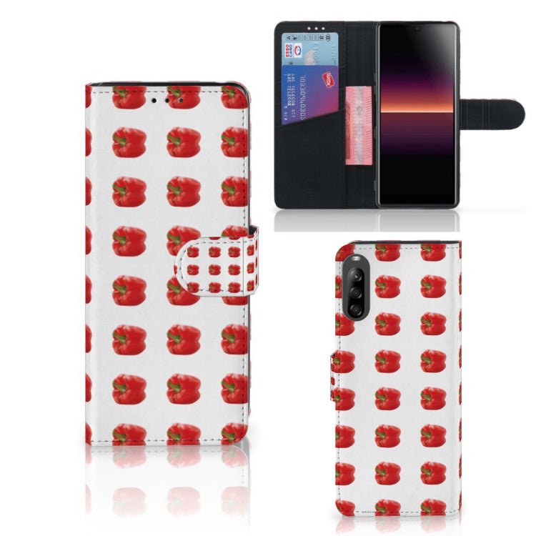 Sony Xperia L4 Book Cover Paprika Red