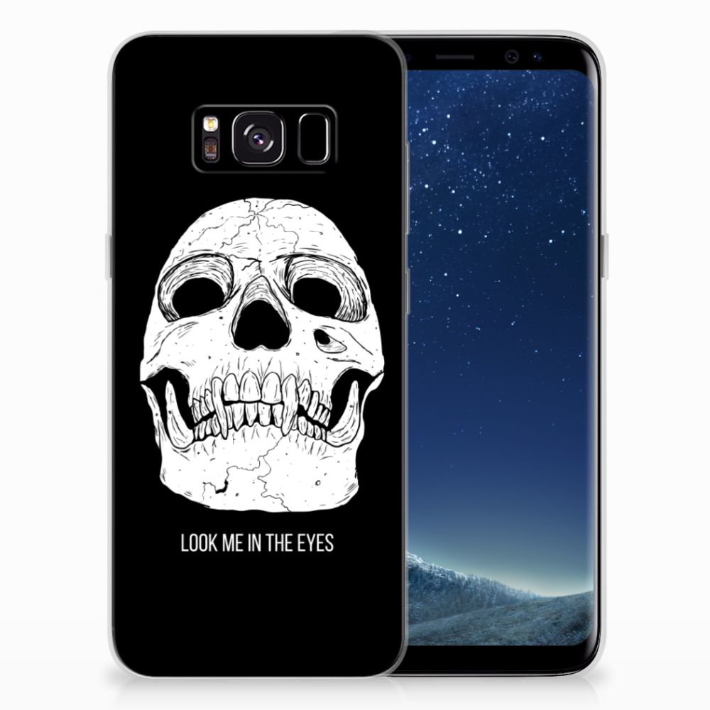 Silicone Back Case Samsung Galaxy S8 Skull Eyes