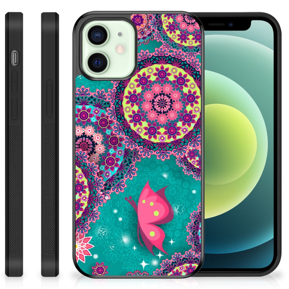 iPhone 12 Mini Case Cirkels en Vlinders B2C Telecom