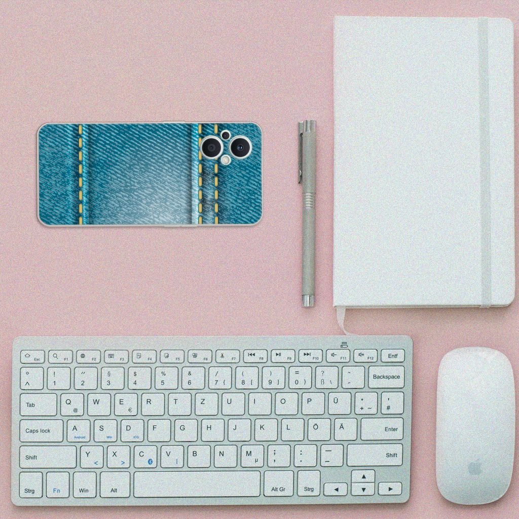 OPPO Reno8 Lite Silicone Back Cover Jeans B2C Telecom