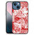 Telefoonhoesje Apple iPhone 13 mini Angel Skull Rood