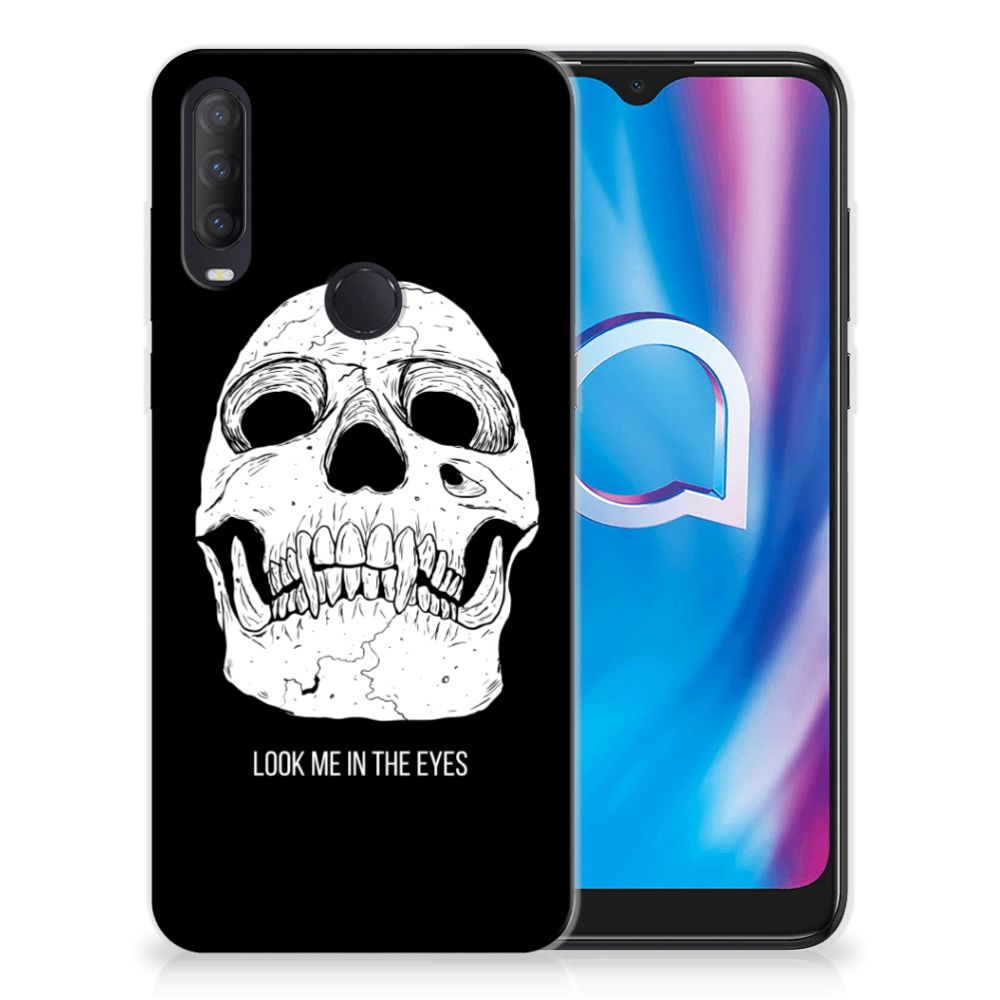 Silicone Back Case Alcatel 1S (2020) Skull Eyes B2C Telecom