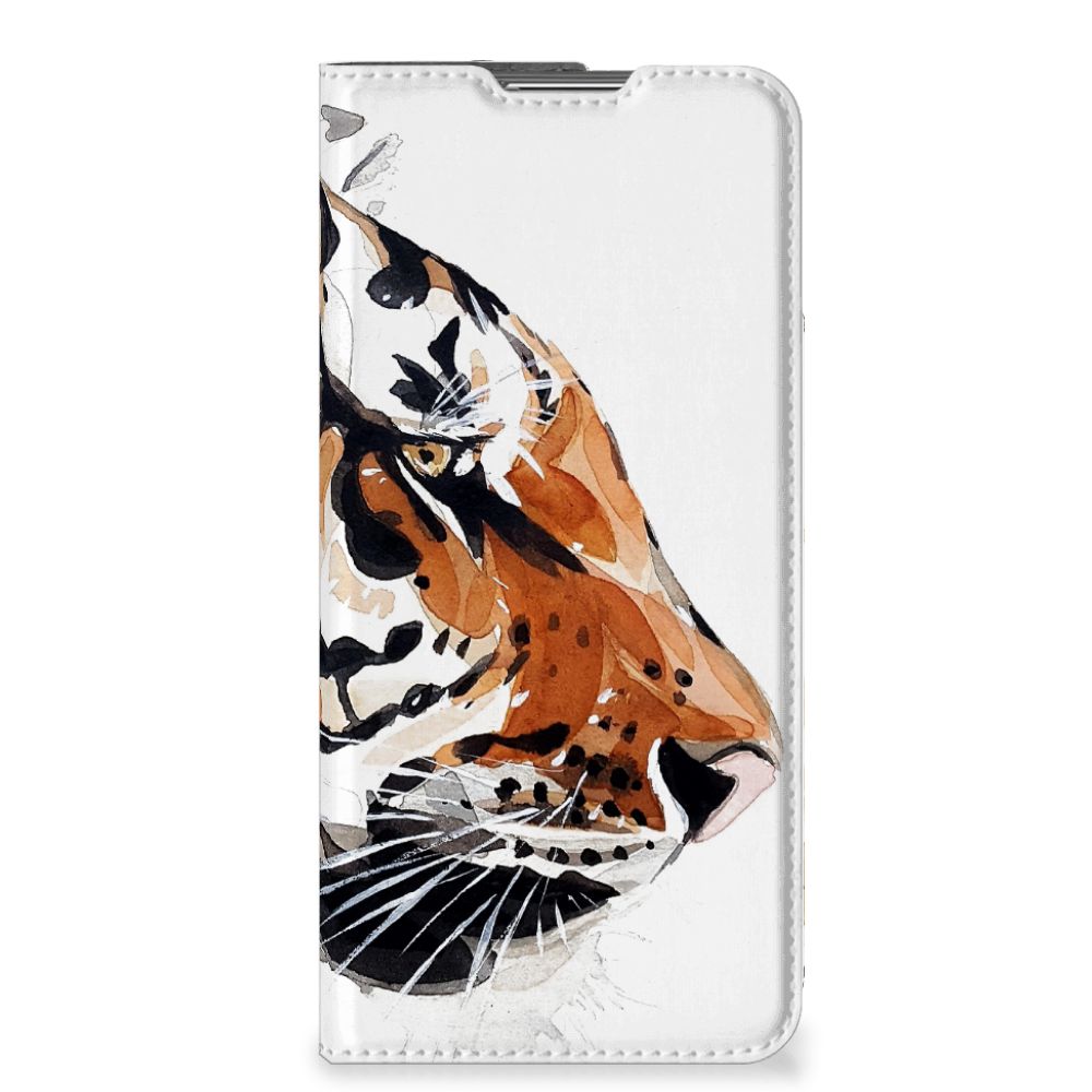 Bookcase OPPO Find X5 Pro Watercolor Tiger - B2C Telecom