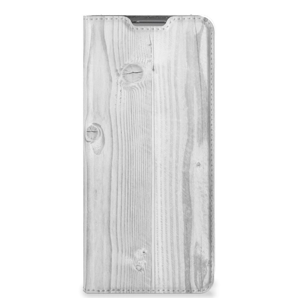 OPPO Find X5 Book Wallet Case White Wood - B2C Telecom