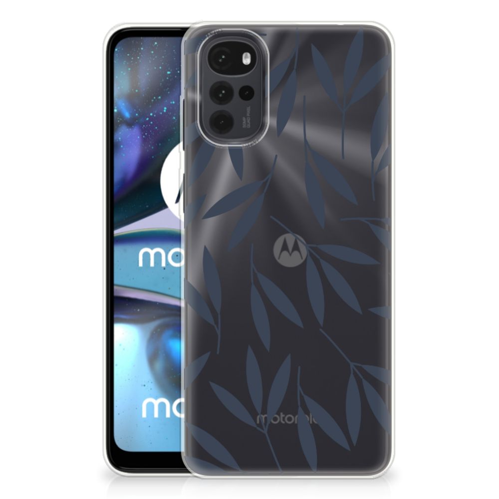 Motorola Moto G22 TPU Case Leaves Blue B2C Telecom